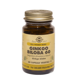 GINKGO 60 CAPSULAS VEGETALES SOLGAR