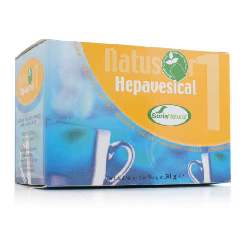 NATUSOR 1 HEPAVESICAL 20 FILTROS SORIA NATURAL