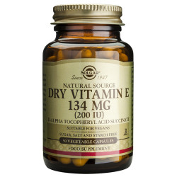 VITAMINA E 200 UI (134 MG) 50 CAPSULAS SOLGAR