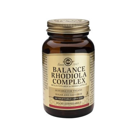 BALANCE RODIOLA COMPLEX 60 CAPSULAS SOLGAR