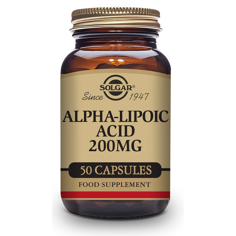 ACIDO ALFA LIPOICO 200MG 50 CAP VEGETALES SOLGAR