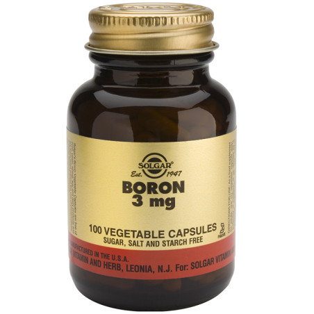 BORO 100 CAPSULAS VEGETALES SOLGAR