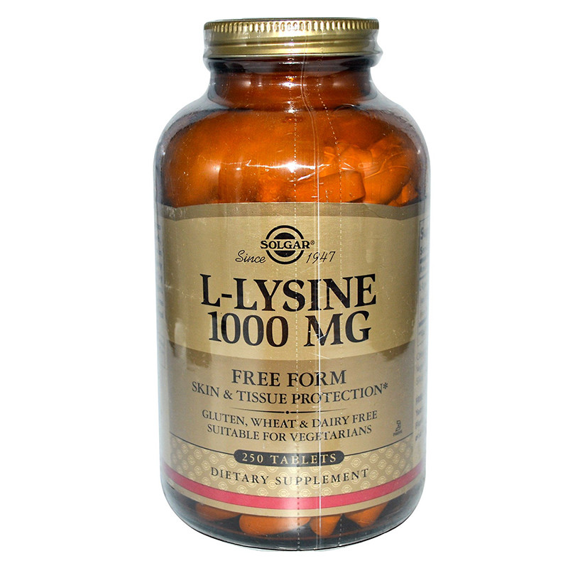 L-LISINA 1.000 MG 250 CAPSULAS SOLGAR