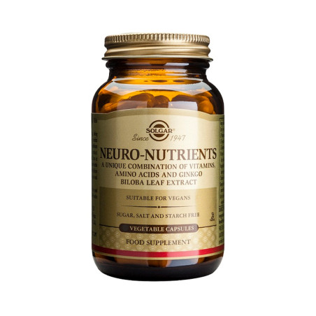 NEURO NUTRIENTES 30 CAPSULAS VEGETALES SOLGAR