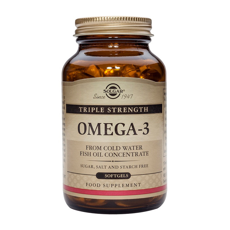 OMEGA-3 TRIPLE CONCENTRACION 100 CAPSULAS SOLGAR