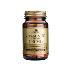 VITAMINA B1 100Mg. (TIAMINA) 100 CAPSULAS VEGETALES SOLGAR