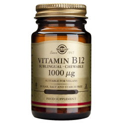 VITAMINA B12 1.000Mcg. (CIANOCOBALAMINA) 250 CAPSULAS SOLGAR