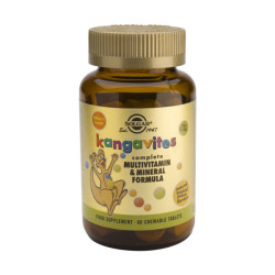 KANGAVITES MULTI FRUTAS TROPICALES60 CAPSULAS MASTICABLES SOLGAR