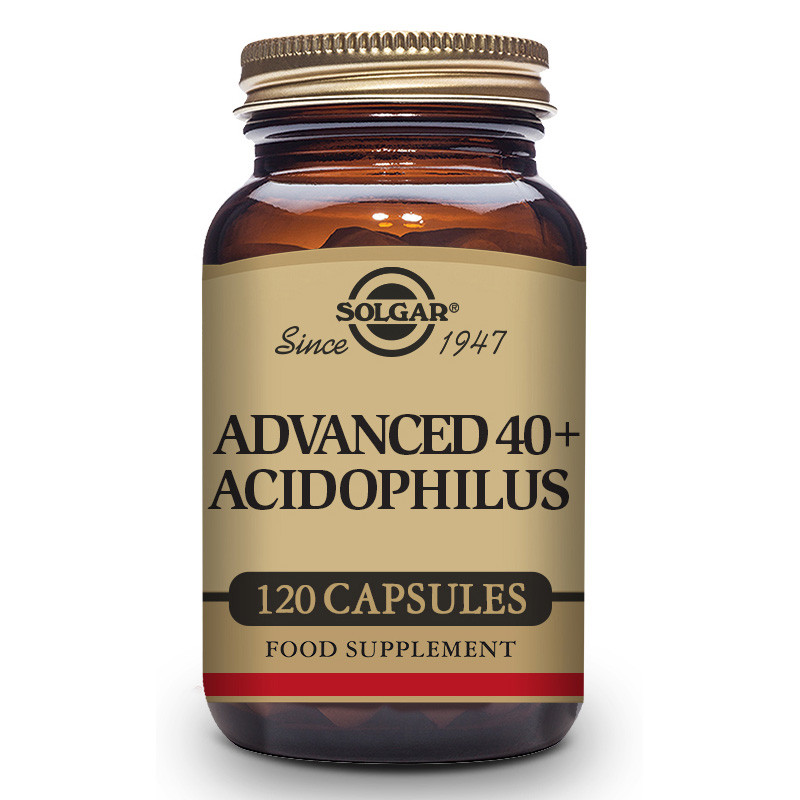 ACIDOPHILUS ADVANCED 40+ 120 CAPSULAS SOLGAR