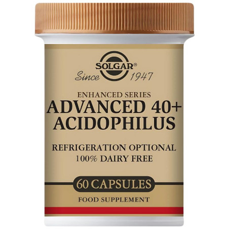 ADVANCED 40+ ACIDOPHILUS 60 CÁPSULAS SOLGAR