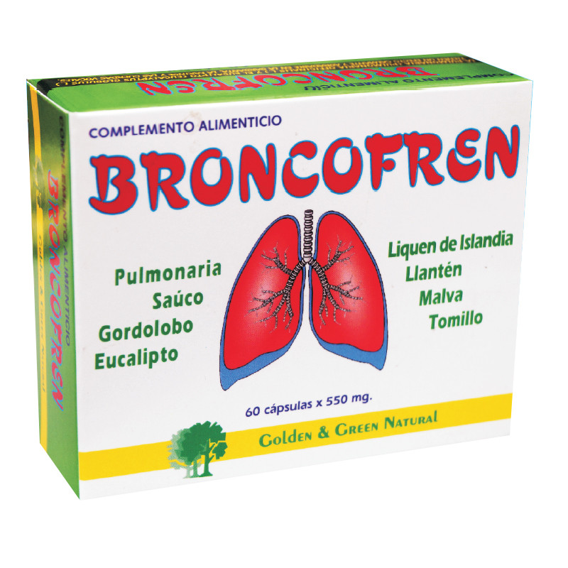 BRONCOFREN 60 CAPSULAS GOLDEN GREEN