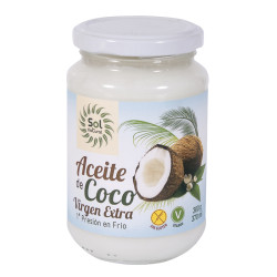 ACEITE DE COCO VIRGEN EXTRA BIO 370Ml. SOL NATURAL