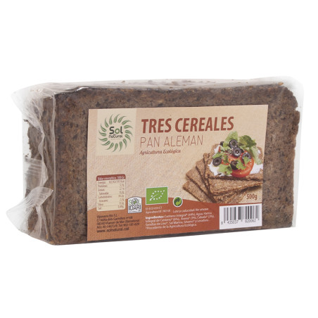 3 CEREALES BIO 500Gr. SOL NATURAL