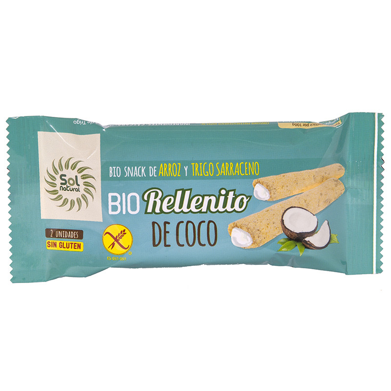 RELLENITO DE COCO BIO S/G 24x25Gr. SOL NATURAL