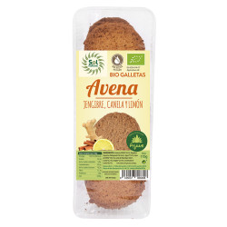 GALLETAS DE AVENA, JENGIBRE, CANELA Y LIMON 175Gr. SOL NATURAL