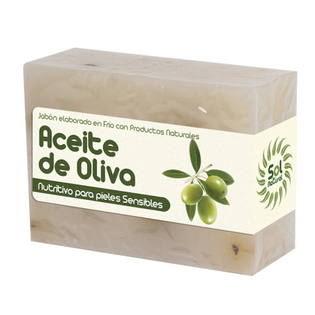 JABON DE ACEITE DE OLIVA 100Gr. SOL NATURAL