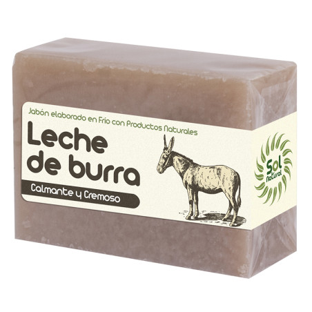 JABON DE LECHE DE BURRA 100Gr. SOL NATURAL