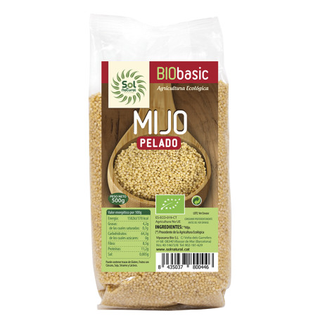 MIJO PELADO BIO 500Gr. SOL NATURAL