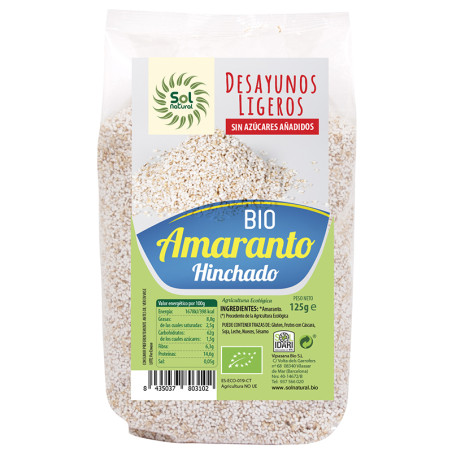 AMARANTO HINCHADO BIO 125Gr. SOL NATURAL