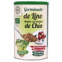 LINO GERMINADO MOLIDO CON CHIA BIO 500Gr. SOL NATURAL