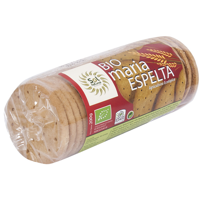 GALLETAS MARIA DE ESPELTA BIO 200Gr. SOL NATURAL