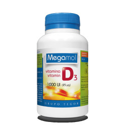 VITAMINA D3 1000 UI MEGAMOL 100 CAPSULAS TEGOR