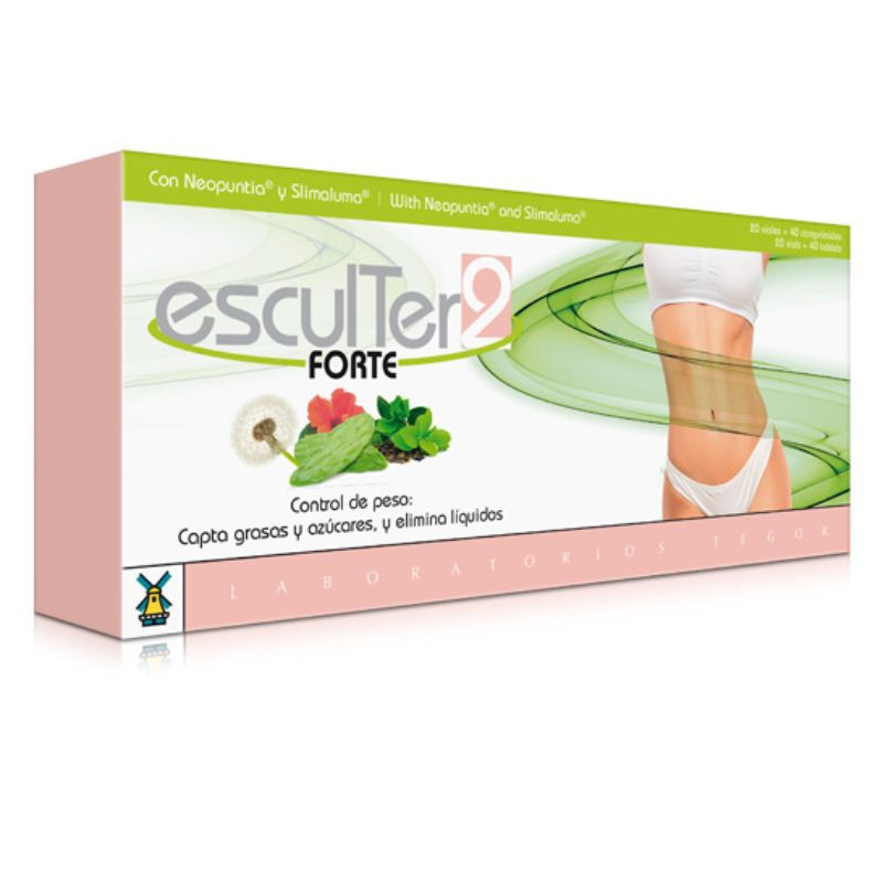 ESCULTER 2 FORTE 20 VIALES +40 COMP. TEGOR