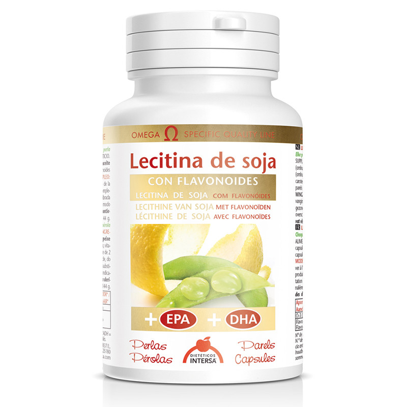 LECITINA DE SOJA CON BIOFLAVONOIDES 90 CAPSULAS INTERSA