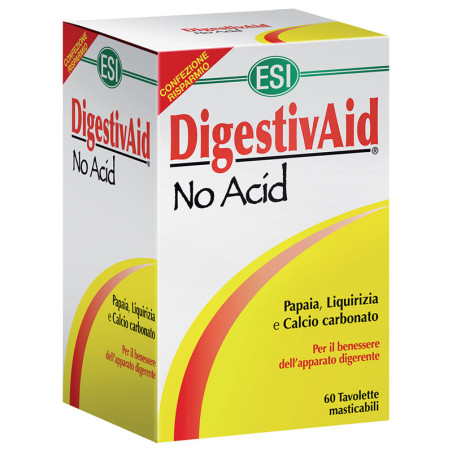 DIGESTIVAID NO ACID 60 TABLETAS ESI