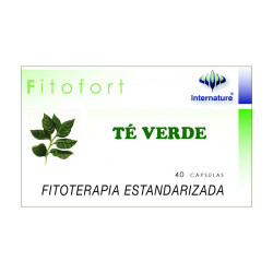 FITOFORT TE VERDE 40 CAPSULAS INTERNATURE