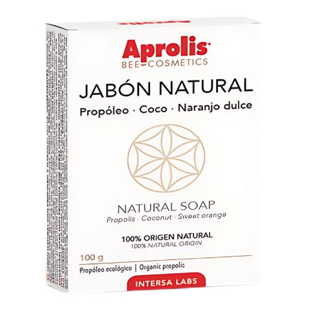 APROLIS JABÓN NATURAL PROPÓLEO-COCO-NARANJO DULCE 100 GR INTERSA