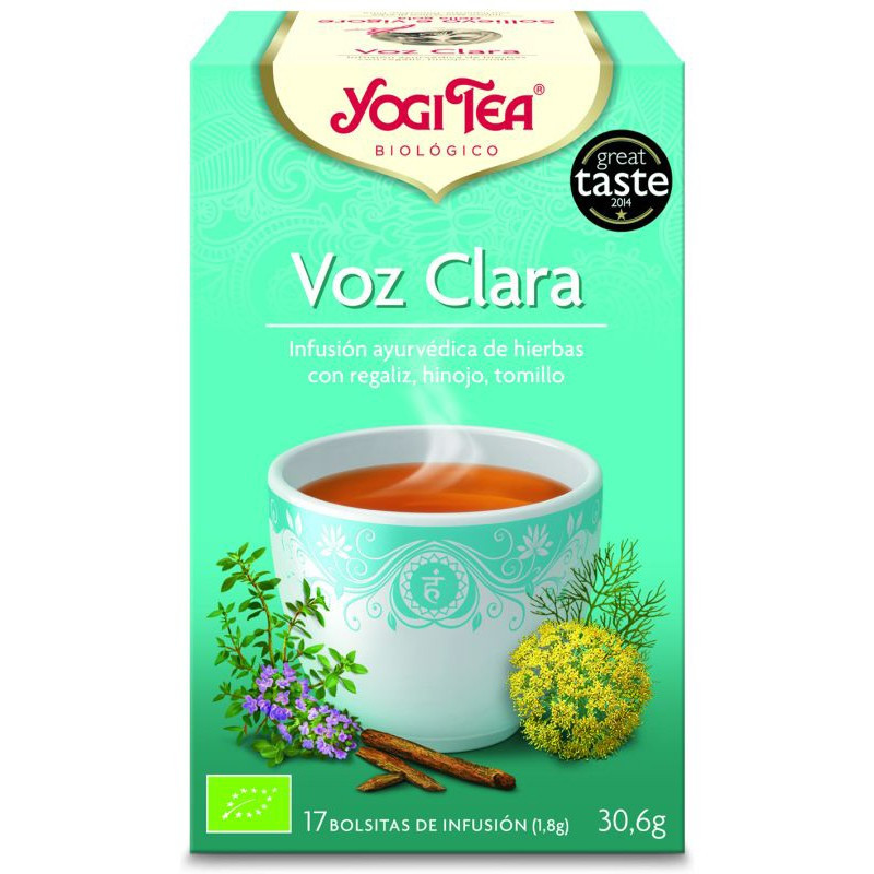 YOGI TEA VOZ CLARA 17 FILTROS