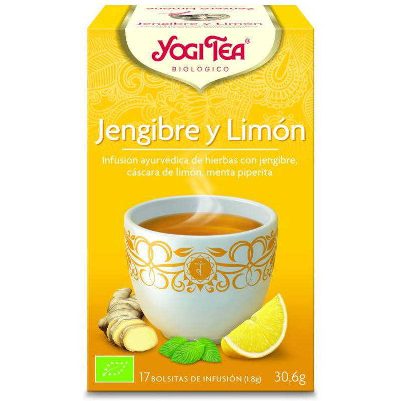 YOGI TEA JENGIBRE Y LIMON 17 FILTROS