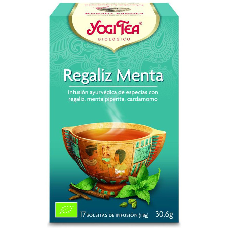 YOGI TEA REGALIZ Y MENTA 17 FILTROS