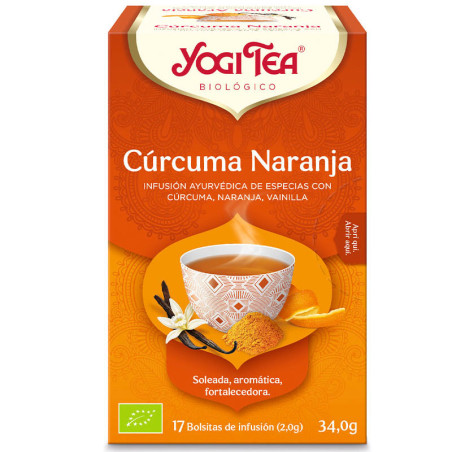 YOGI TEA CURCUMA NARANJA 17 FILTROS