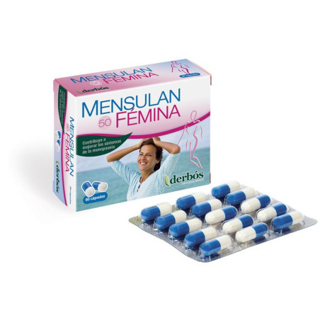 MENSULAN 50 FEMINA 60 CAPSULAS DERBOS