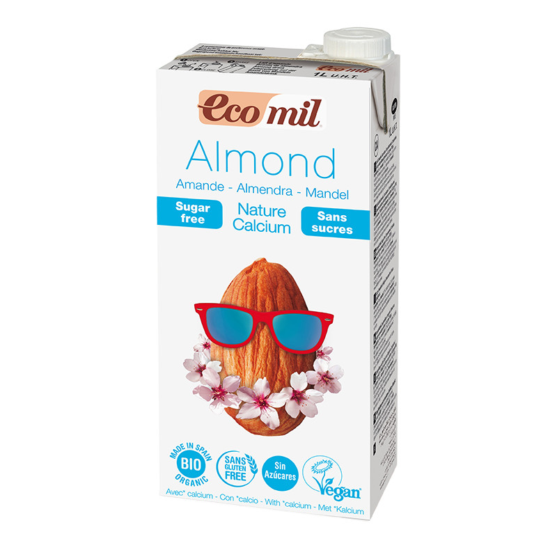 ECOMIL ALMENDRA NATURE CALCIO 1Lt. NUTRIOPS