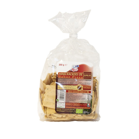 MINI CRACKERS ESPELTA BIO SABOR PIZZA 250Gr. FINESTRA