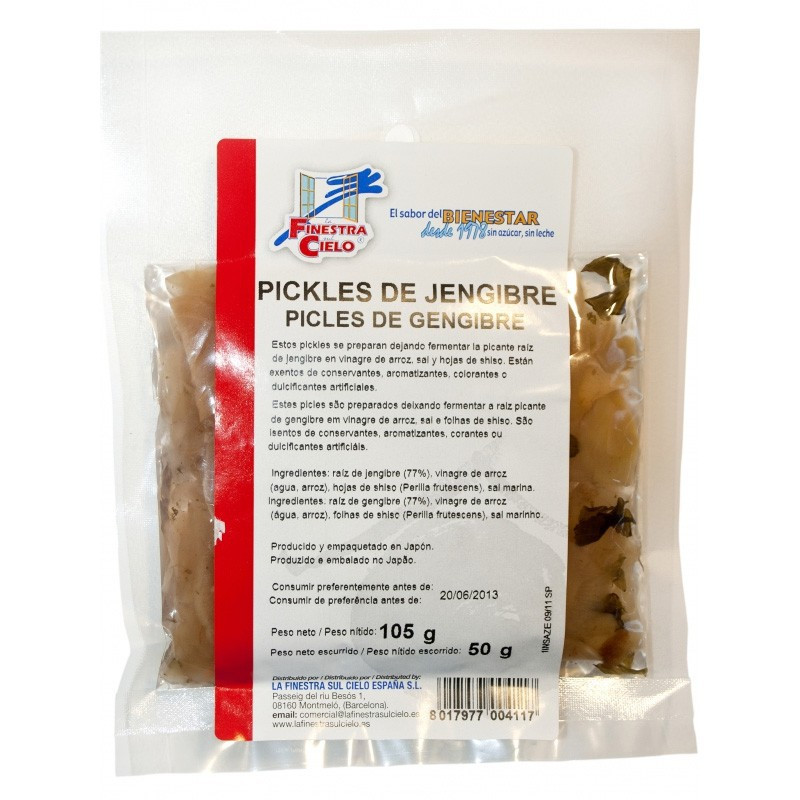 PICKEL DE JENGIBRE 50Gr. FINESTRA