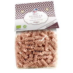 FUSILLI DE LENTEJAS ROJAS BIO 250Gr. FINESTRA