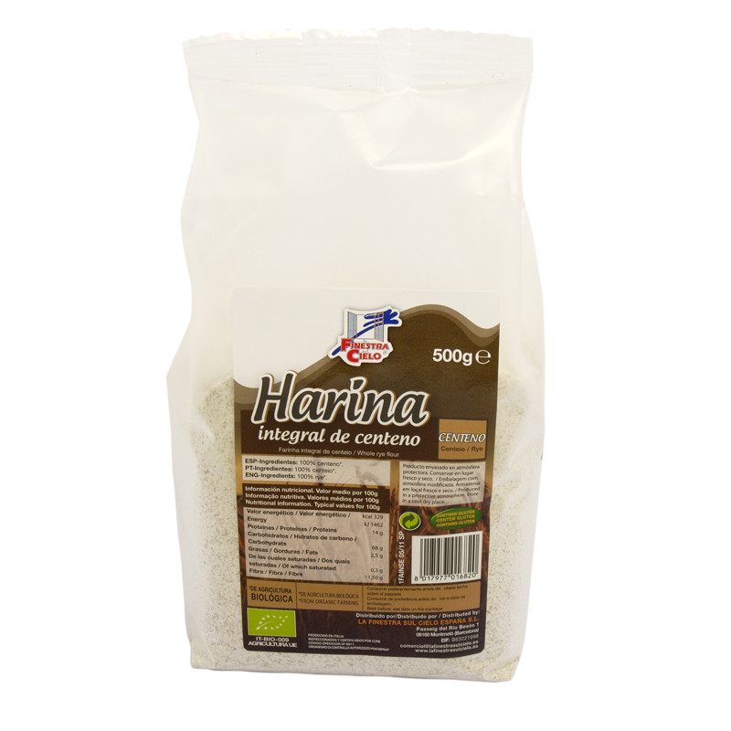 HARINA DE CENTENO INTEGRAL BIO 500Gr. FINESTRA