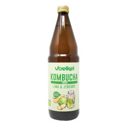 KOMBUCHA LIMA Y JENGIBRE 750ML VOELKEL