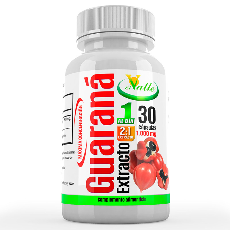 GUARANA 30 CAPSULAS EL VALLE