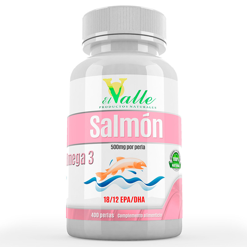 ACEITE DE SALMON 400 PERLAS EL VALLE