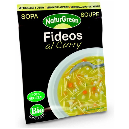 SOPA FIDEOS AL CURRY 40Gr. NATURGREEN