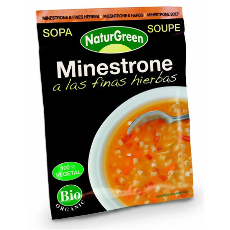 SOPA MINESTRONE A LAS FINAS HIERBAS 40Gr. NATURGREEN