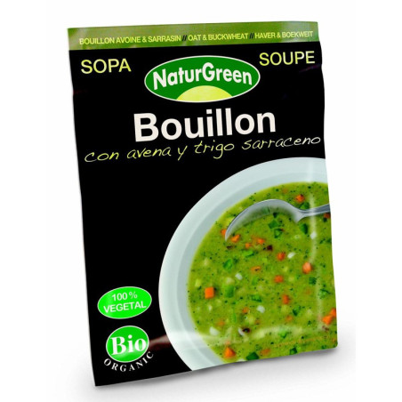 SOPA BOUILLON CON AVENA Y TRIGO SARRACENO 40Gr. NATURGREEN