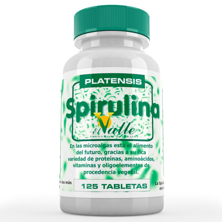 SPIRULINA 125 COMPRIMIDOS EL VALLE