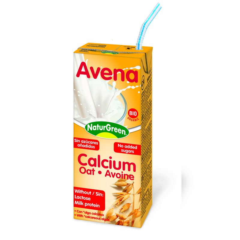 BEBIDA DE AVENA ECOLOGICA CON CALCIO 200Ml. NATURGREEN