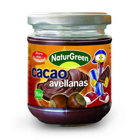 CREMA AVELLANAS CACAO 200Gr. NATURGREEN